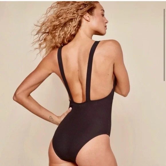 Andie Swim Montauk One Piece - Black - Picture 3 of 10